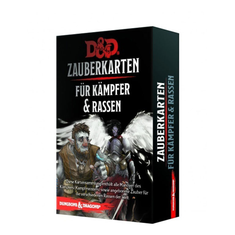 D&D Zauberkarten Kämpfer & Rassen